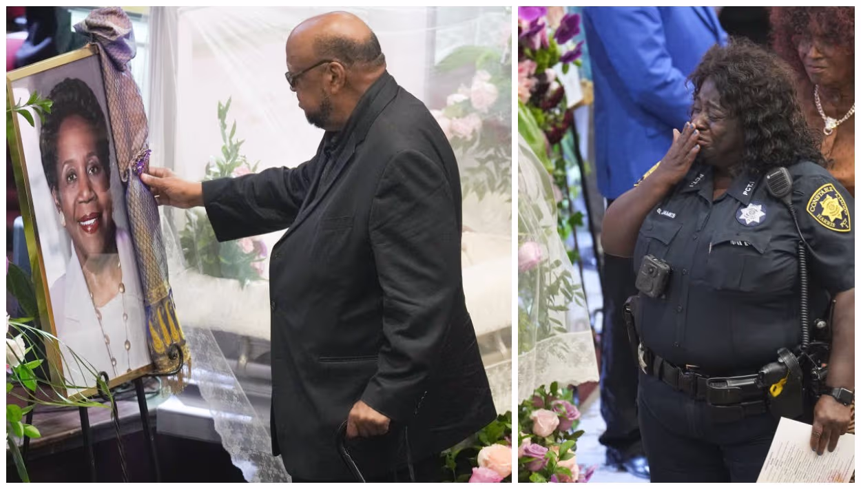 Último adiós a Sheila Jackson Lee en Houston, llegan al funeral desde ...