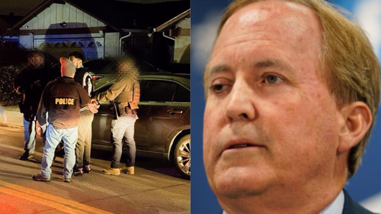 Le Texas intensifie les raids contre l’immigration : le procureur Ken Paxton annonce l’arrestation de 50 immigrants sans papiers à Houston | Univision 45 Houston KXLN
