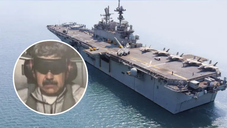 Cómo es el buque militar USS Iwo Jima que trasladó a Nicolás Maduro a ...