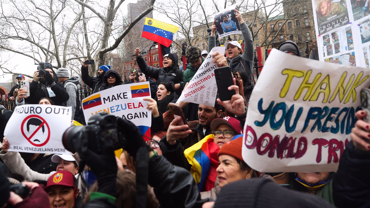 Protestas y tensión en Nueva York durante primera audiencia de Nicolás ...