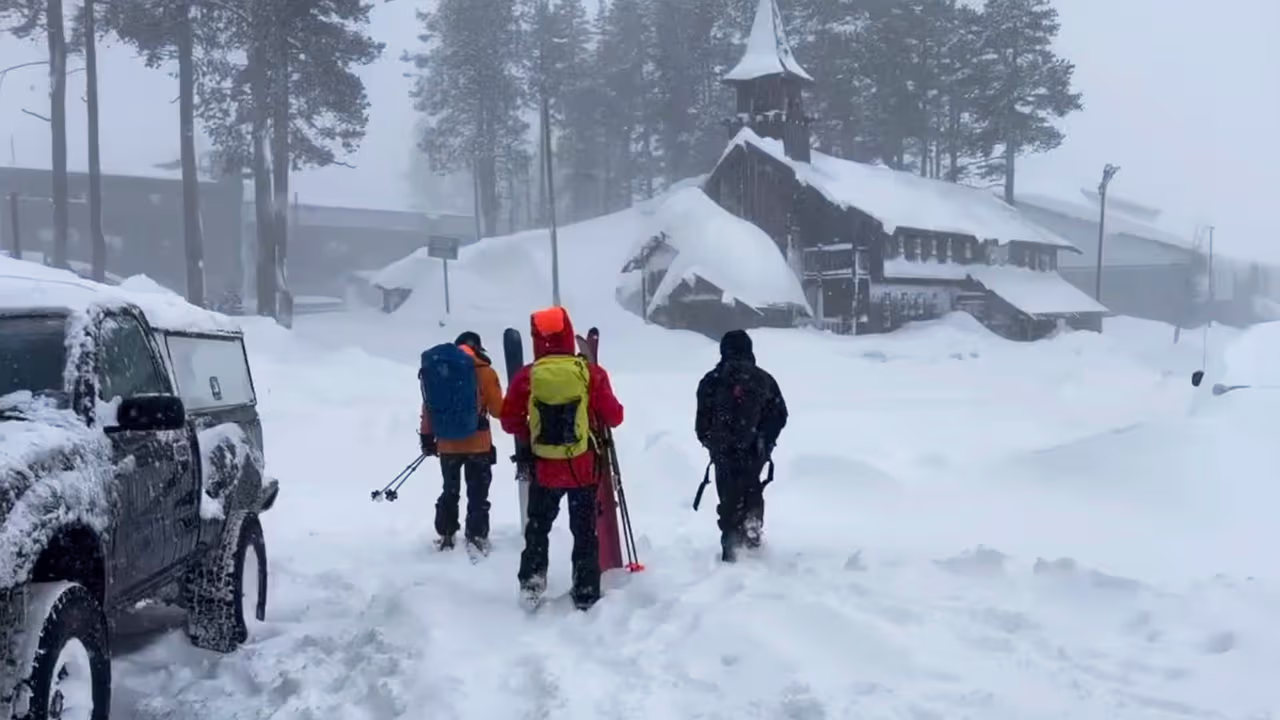 Cómo ocurrió la avalancha en California dejó 8 esquiadores muertos ...