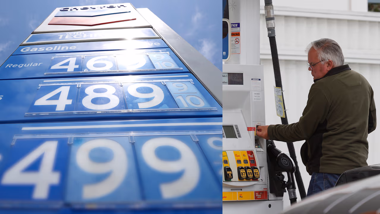 El precio de la gasolina en California alcanza un nuevo récord | Video ...