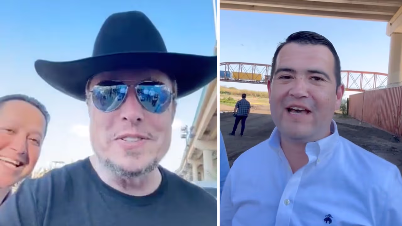 Alcalde de Eagle Pass habla en transmisión durante visita de Elon Musk ...