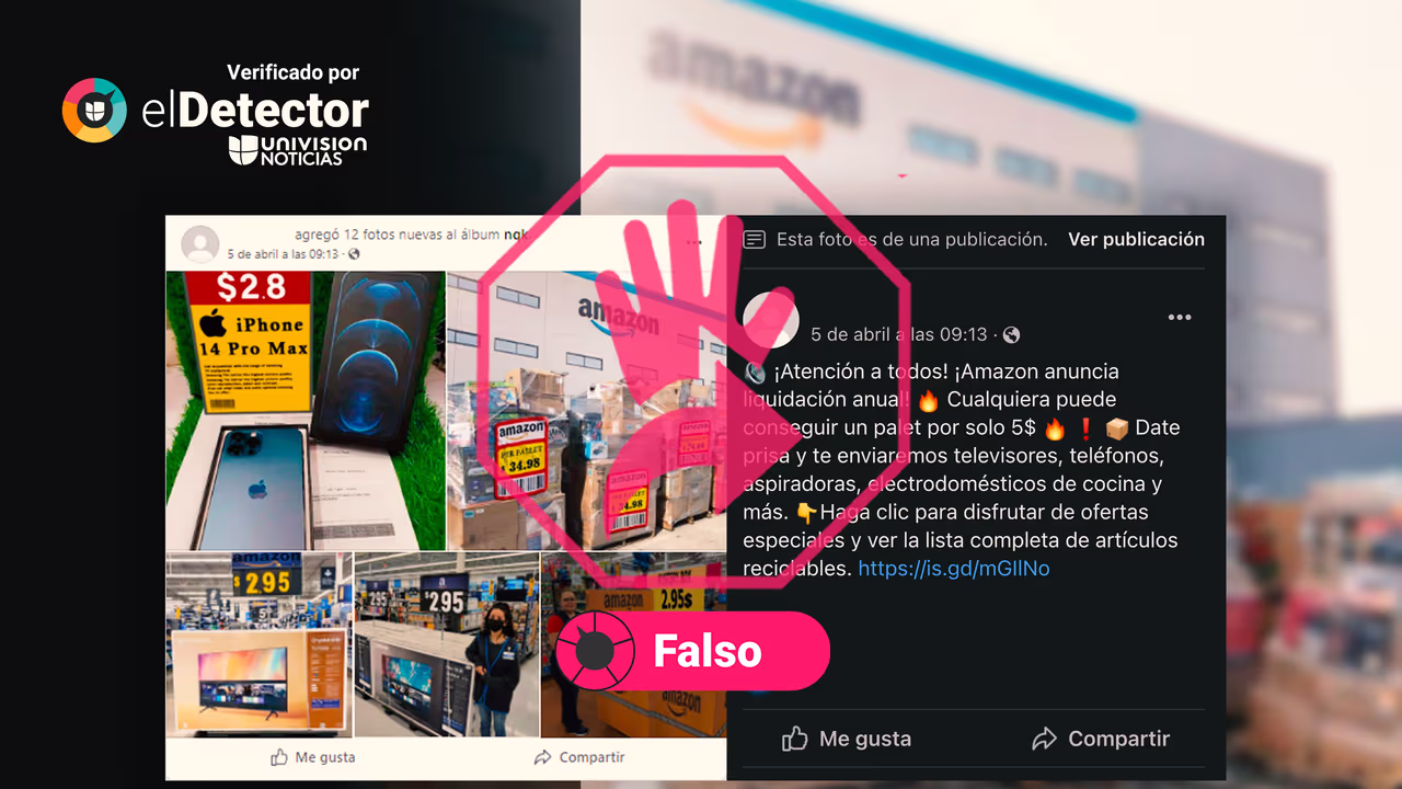 Image accompanying “¡Amazon anuncia liquidación anual! Cualquiera puede conseguir un palet por solo 5$”.