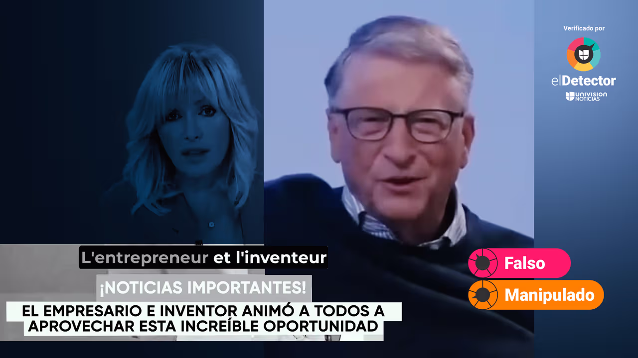 Image accompanying Bill Gates anunció un proyecto de inversión que promete ganancias por hora, como muestra este video.