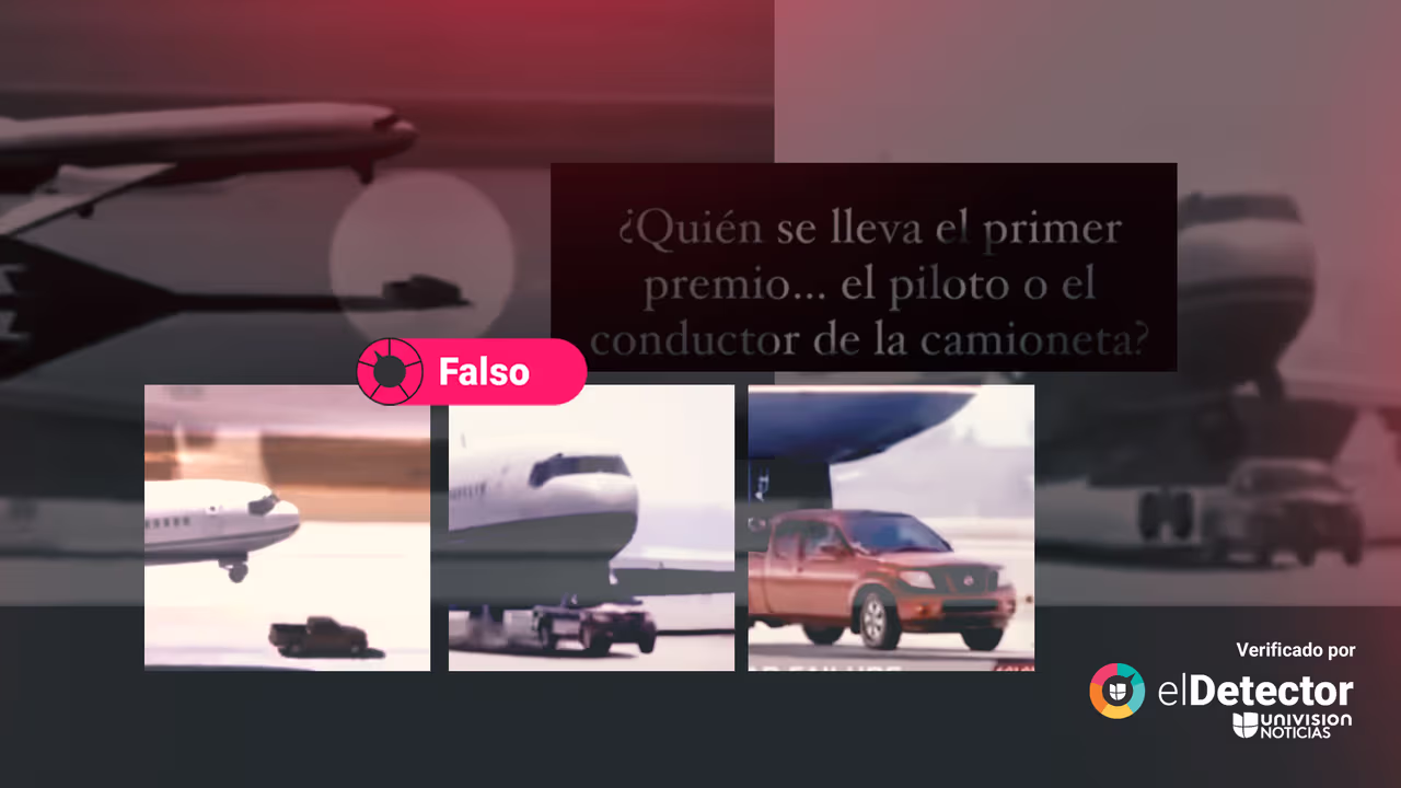 Image accompanying La camioneta que se ve en este video ayudó a aterrizar a un avión con problemas.