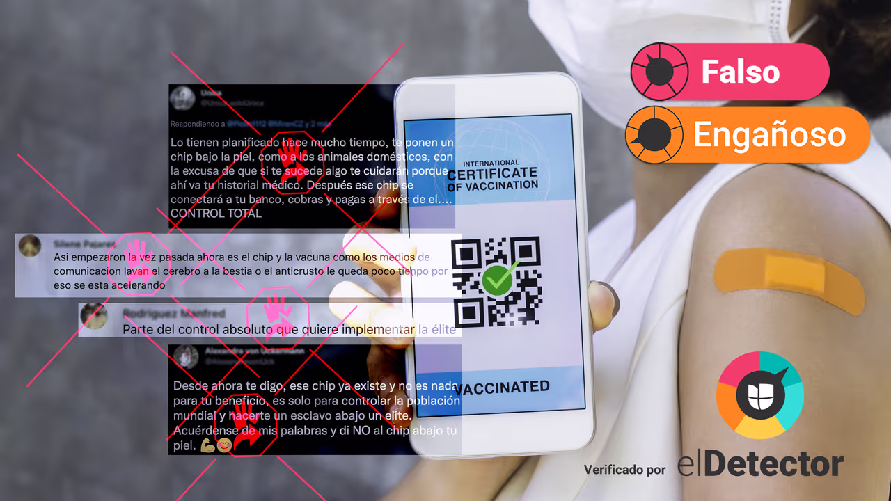 Image accompanying Que te implanten un chip bajo la piel con tus datos médicos, incluidos los de tus vacunas, significa que con la vacuna del covid-19 te están inyectando un micro