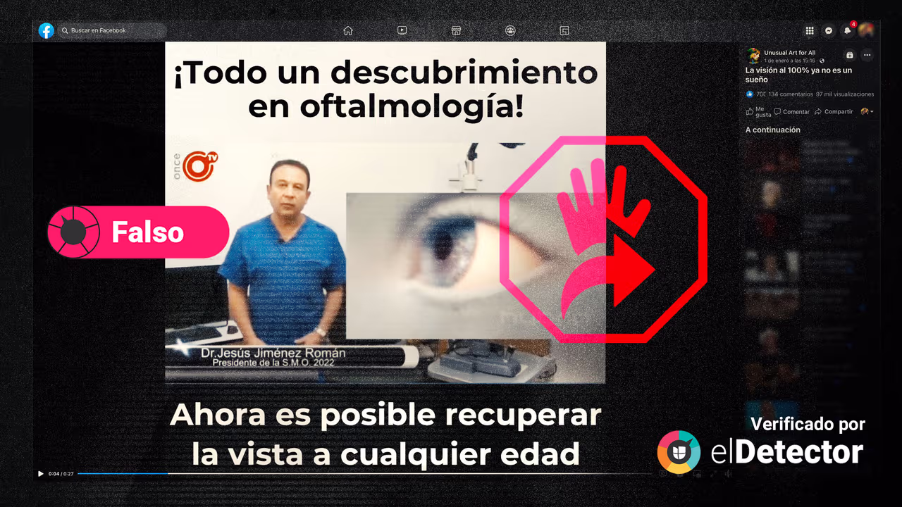 Image accompanying Un médico de la Sociedad Mexicana de Oftalmología descubrió un medicamento para restaurar la visión a cualquier edad sin cirugía.