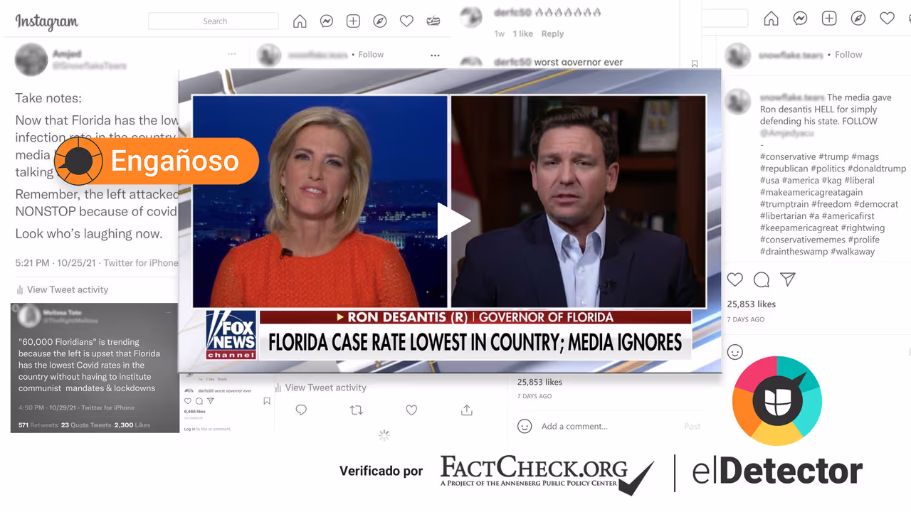 Image accompanying El bajo número de casos diarios de covid-19 en Florida evidencia un manejo exitoso de la pandemia