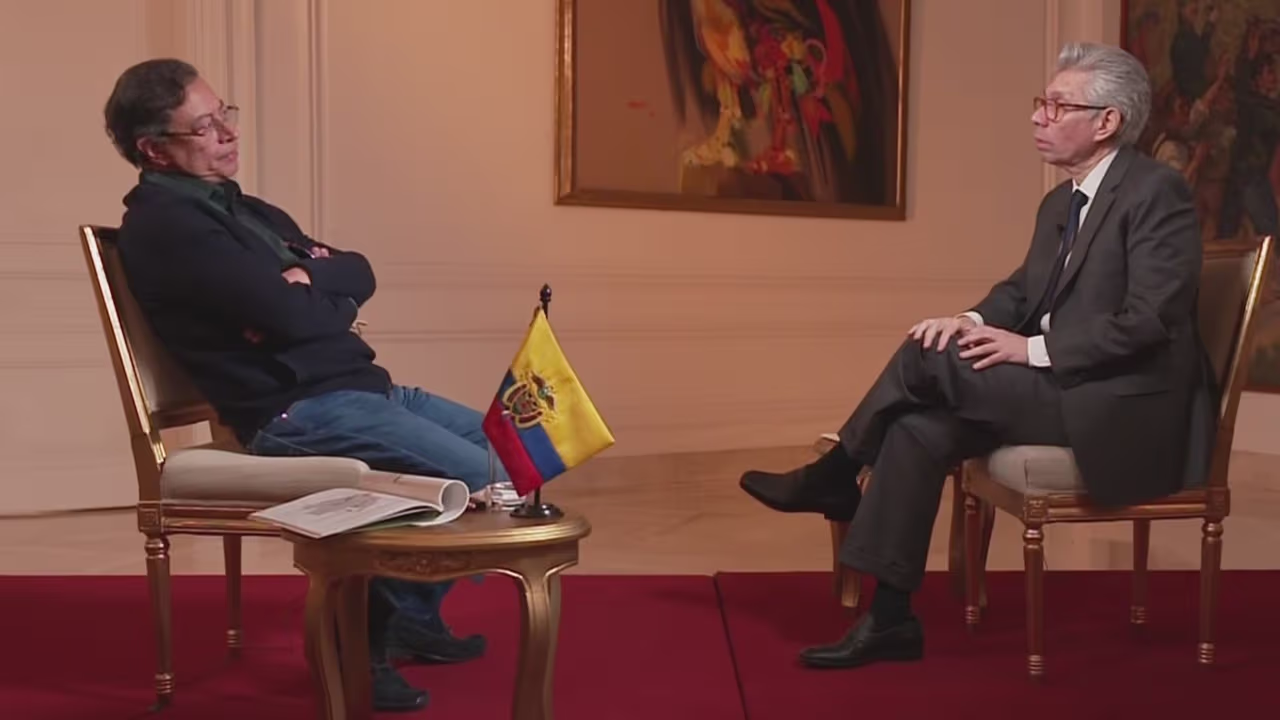 Entrevista completa exclusiva al presidente de Colombia, Gustavo Petro ...