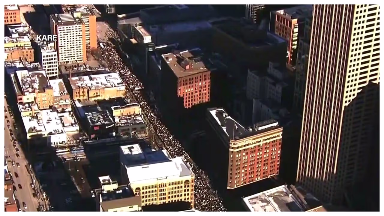 Protestas hoy en Minneapolis contra ICE: Temperaturas congelantes no ...