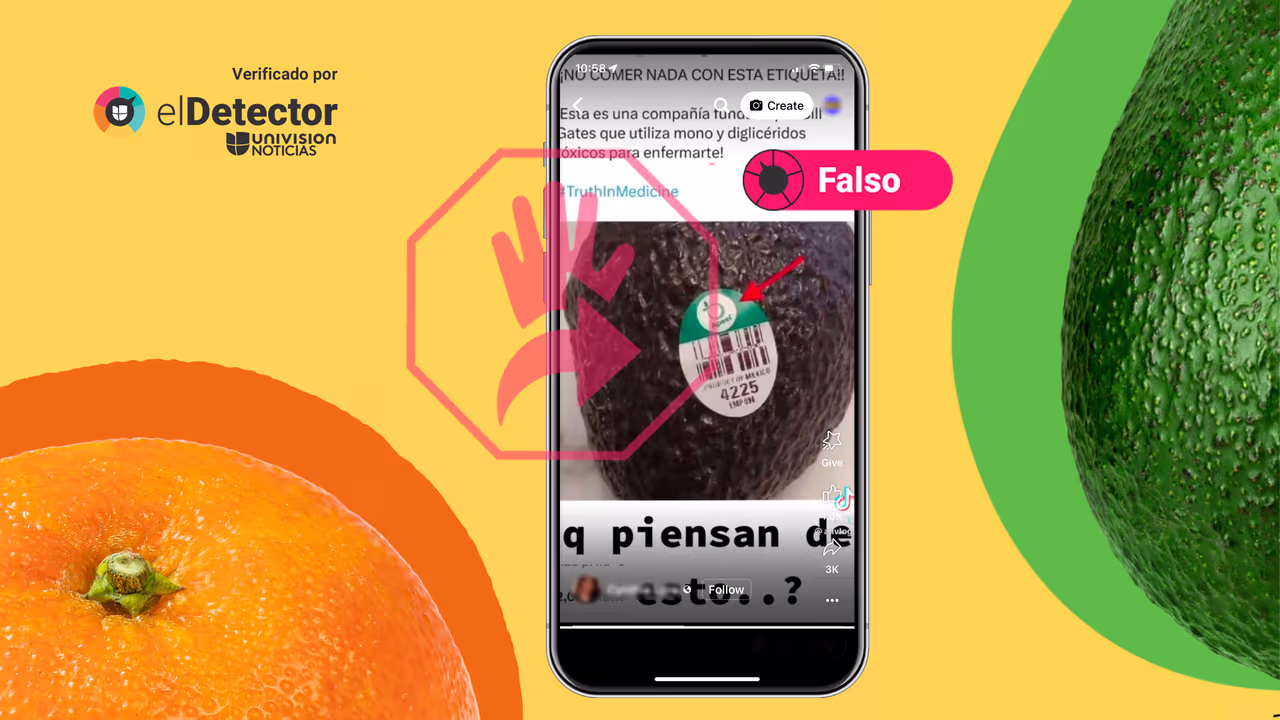 Image accompanying Las frutas y verduras que lleven un sticker con el nombre Apeel son peligrosas porque esa compañía "fundada por Bill Gates" usa “mono y diglicéridos tóxicos par