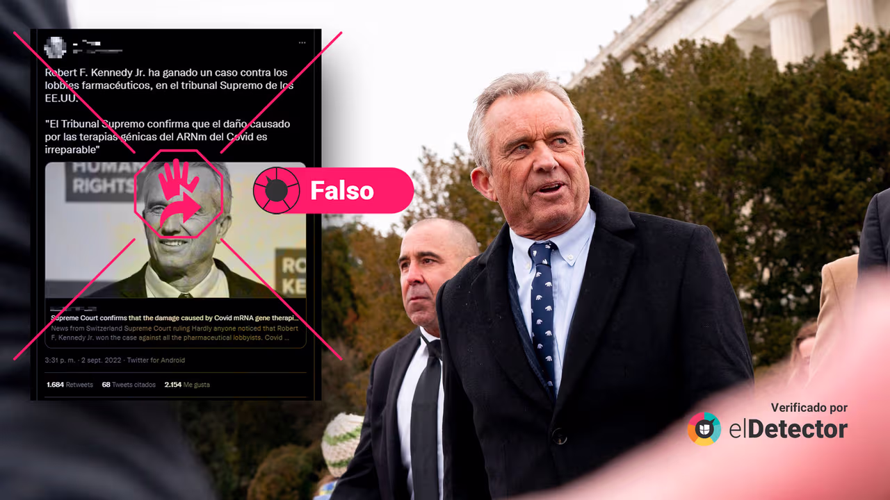 Image accompanying La Corte Suprema de Estados Unidos emitió un fallo que confirma que las vacunas contra el covid-19 con tecnología de ARNm “causan un daño irreparable”