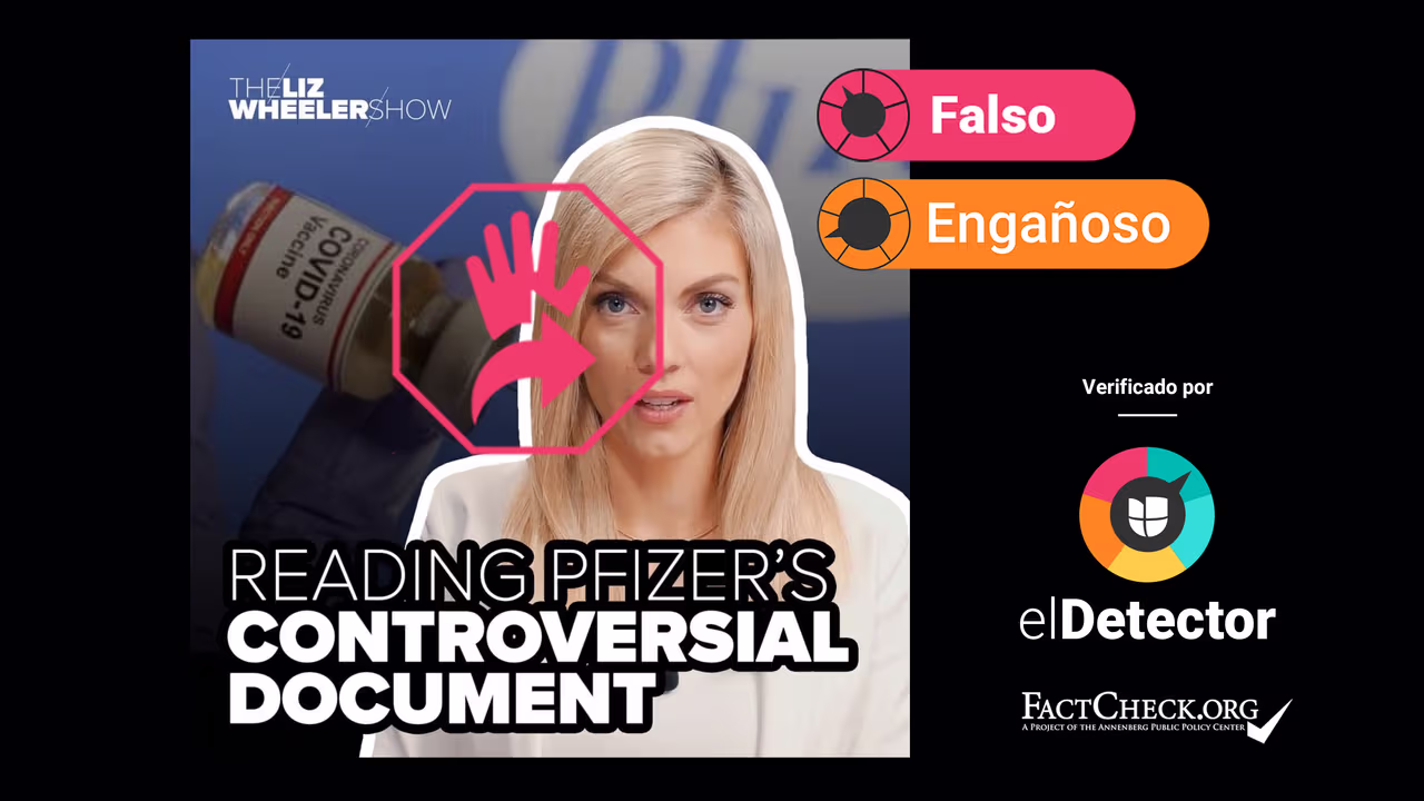 Image accompanying Pfizer revela lista larga de efectos adversos causados por la vacuna en un documento publicado por la FDA