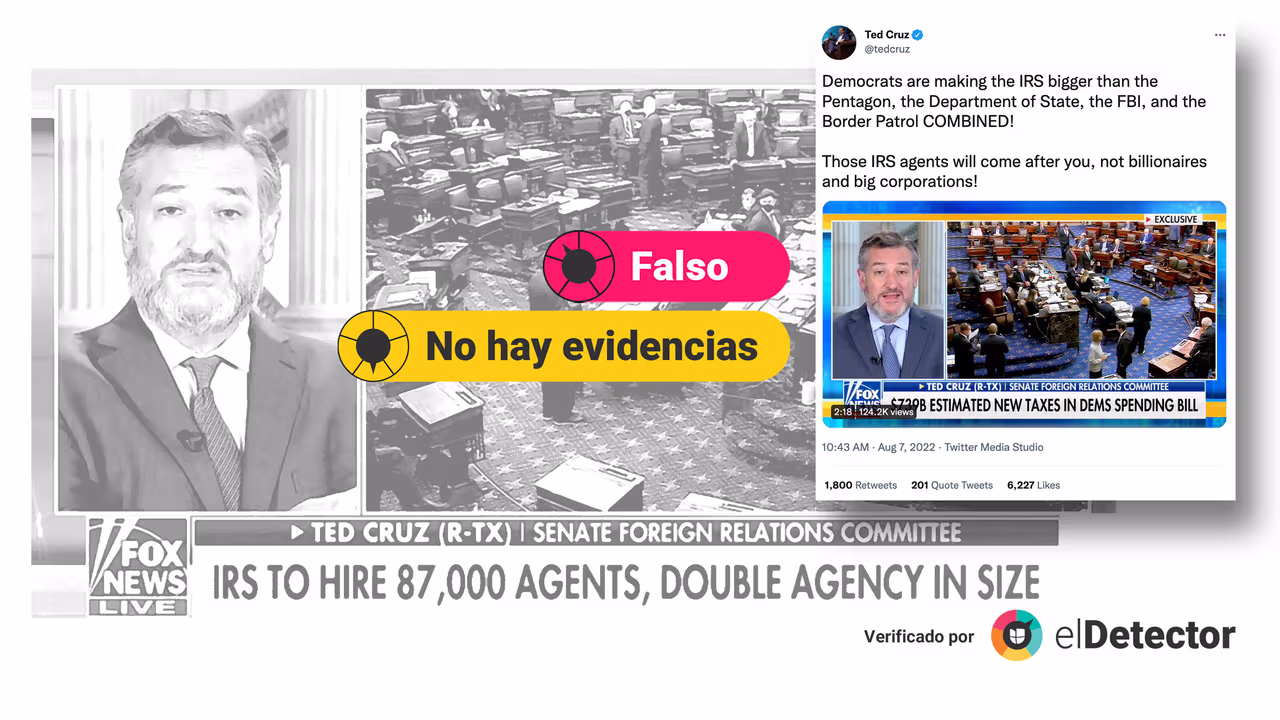 Image accompanying "“Esos agentes del IRS están diseñados para perseguirlos a ustedes, no están diseñados para perseguir a los multimillonarios o las grandes corporaciones, están 