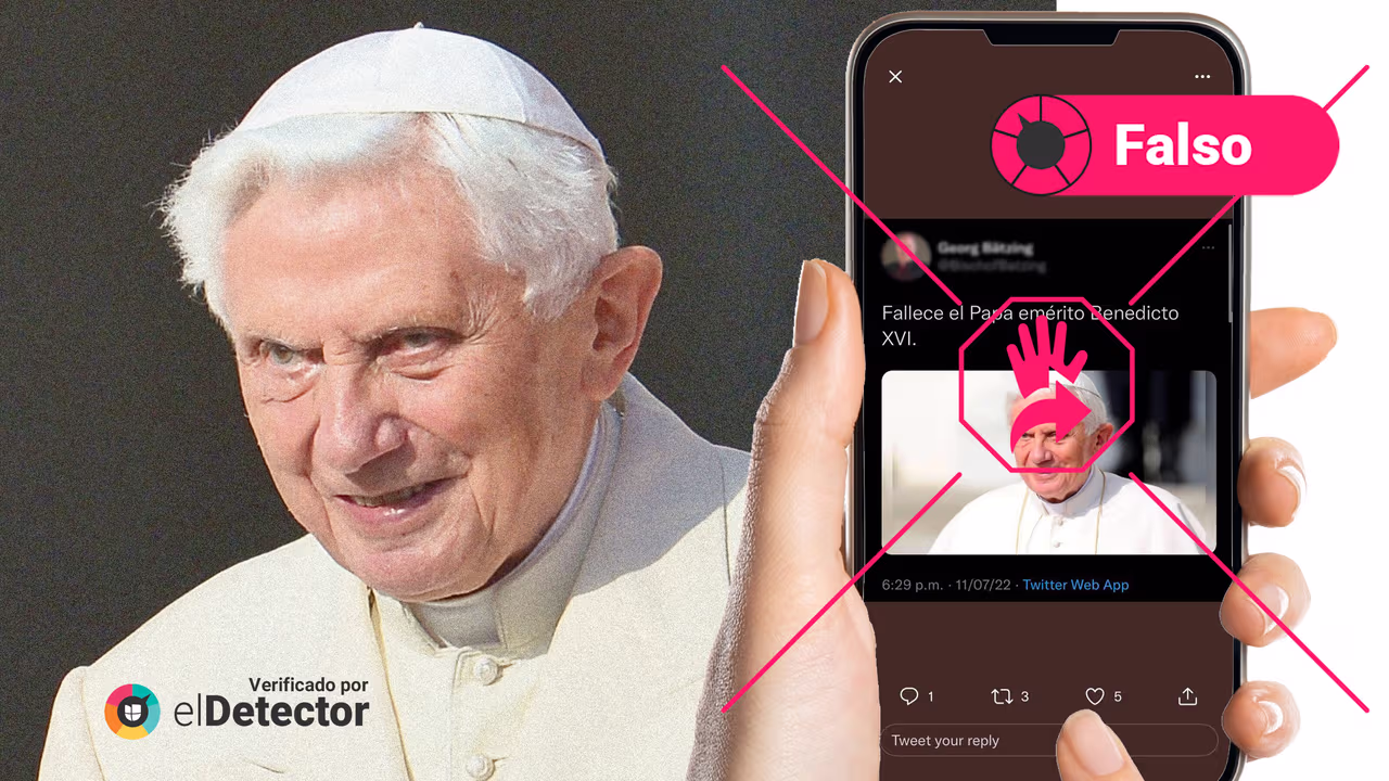 Image accompanying "Fallece el Papa emérito Benedicto XVI"