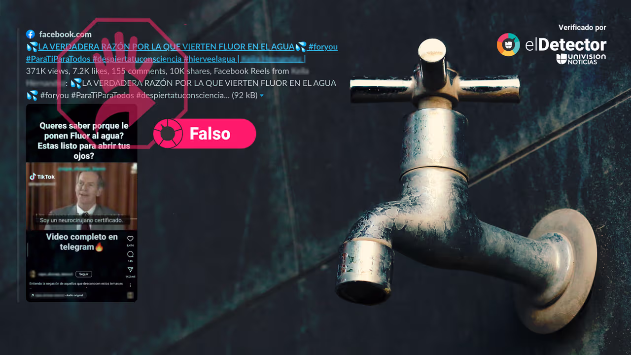 Image accompanying No hay ninguna evidencia de que la fluoración del agua reduce las caries en absoluto.