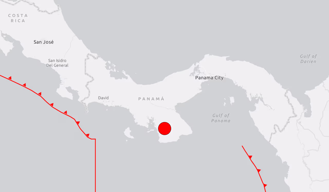 Un sismo de 7.6 preliminar se registra en Panamá