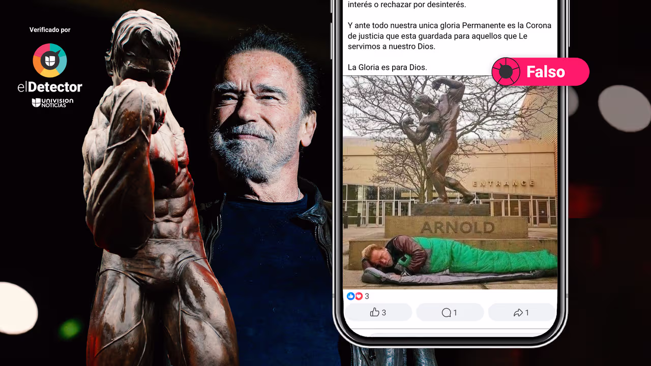 Image accompanying Esta foto de Arnold Schwarzenegger durmiendo en la calle fue tomada tras haber sido rechazado por un hotel que él “inauguró” en California.