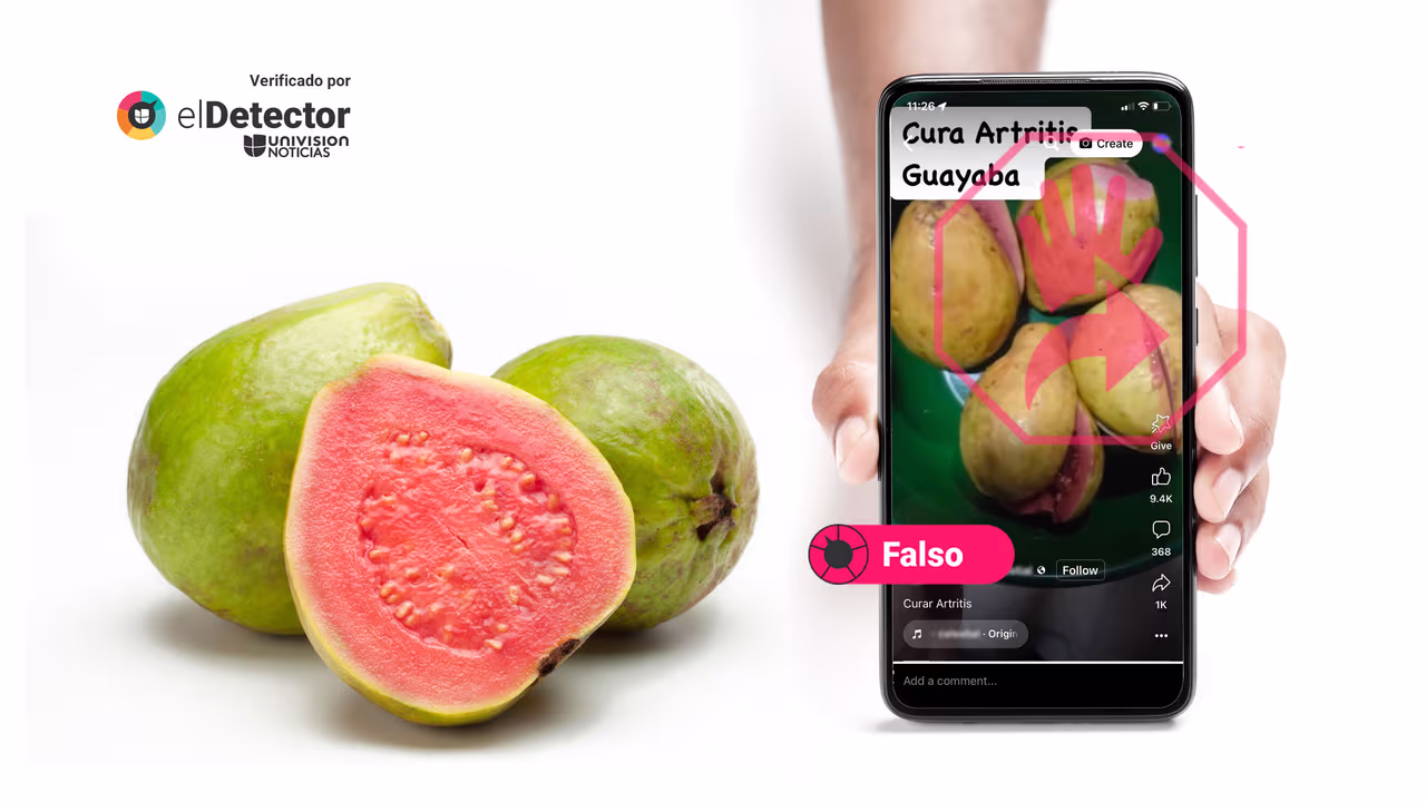 Image accompanying Se puede “curar la artritis con la guayaba”.