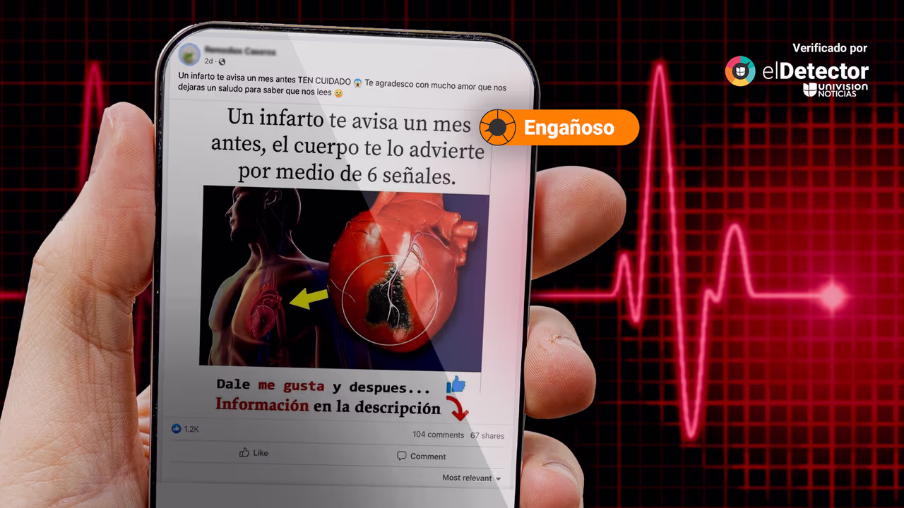 Image accompanying "Un infarto te avisa un mes antes, el cuerpo te lo advierte por medio de 6 señales".