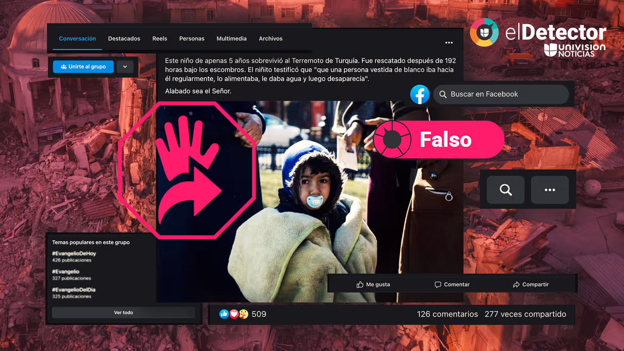 Image accompanying Niño fue rescatado después de pasar "192 horas" bajo los escombros.