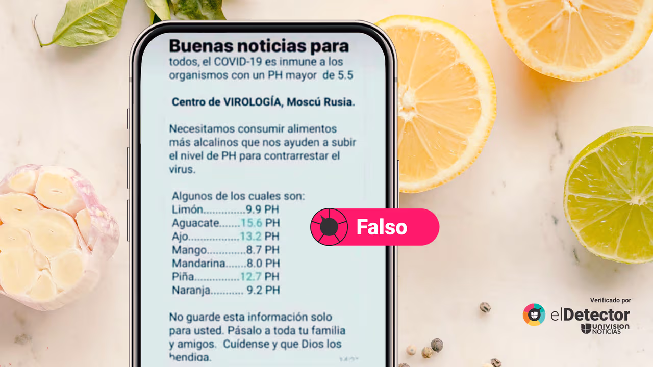 Image accompanying Los alimentos alcalinos contrarrestan el virus del covid-19.