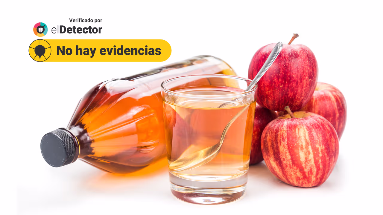 Image accompanying Beber cada día unas gotas de vinagre orgánico de sidra de manzana diluidas en agua puede curar la gastritis