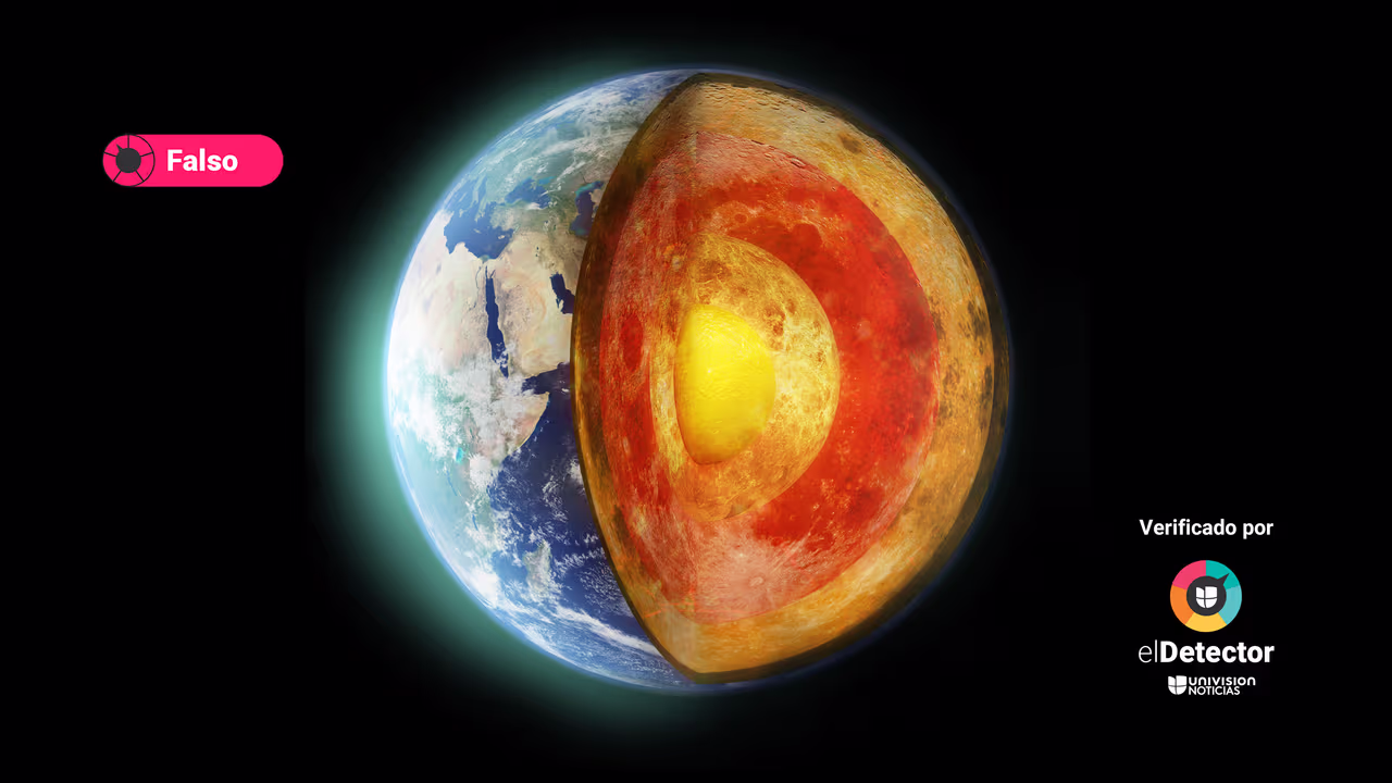 Image accompanying El núcleo interno de la Tierra se detuvo.
