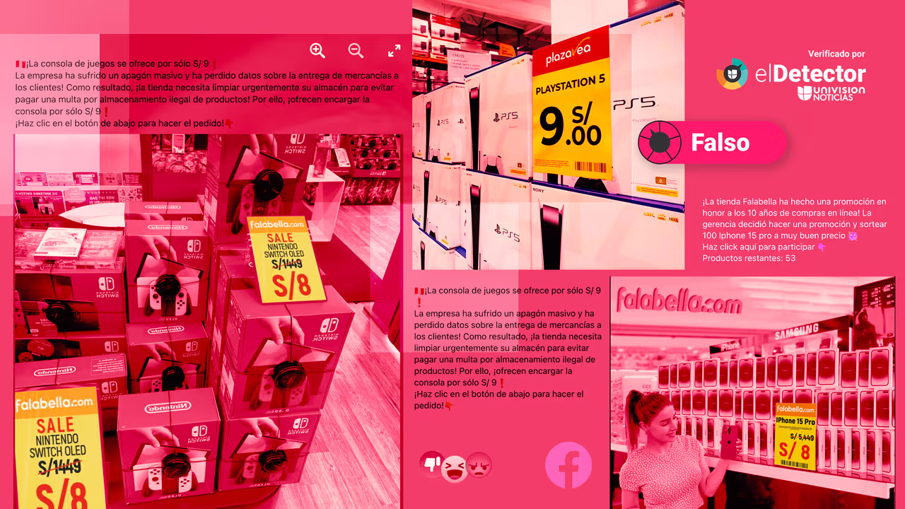 Image accompanying Falabella ofrece iPhones, Playstation 5 y Nintendo por el equivalente a dos dólares.