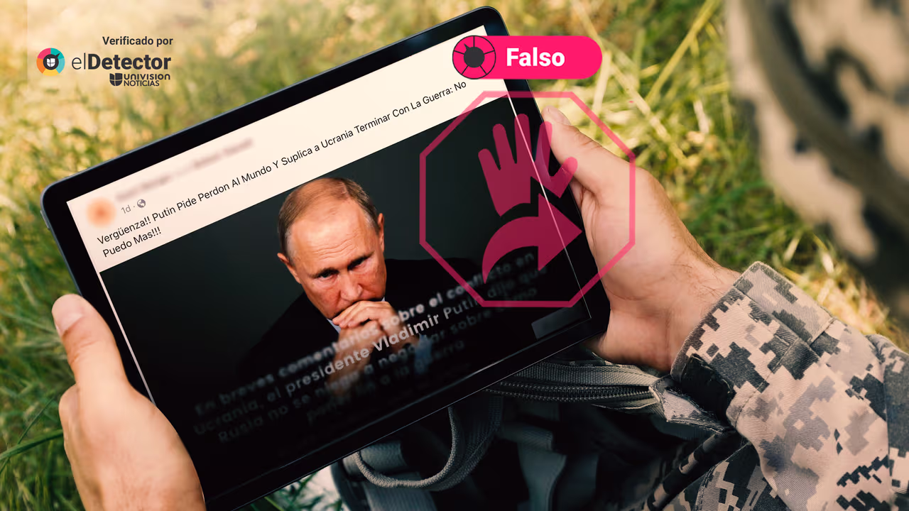 Image accompanying "Putin pide perdón al mundo y suplica a Ucrania terminar con la guerra".