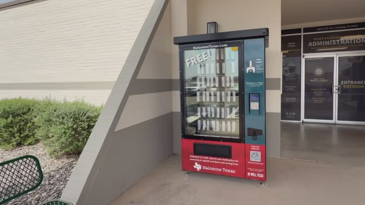 Texas Vending Machines Distribute Free Narcan to Prevent Fentanyl Overdoses