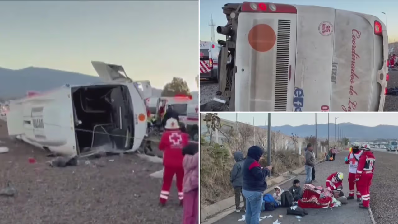 Tres personas muertas tras el accidente de un bus que viajaba hacia la ...