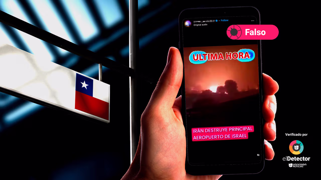 Image accompanying “Irán destruye principal aeropuerto de Israel”, como se ve en este video.
