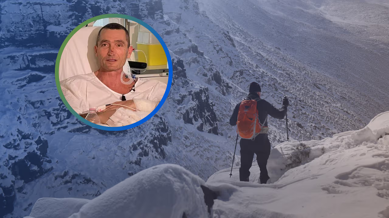 Alpinista es rescatado tras quedar atrapado en un avalancha de nieve ...