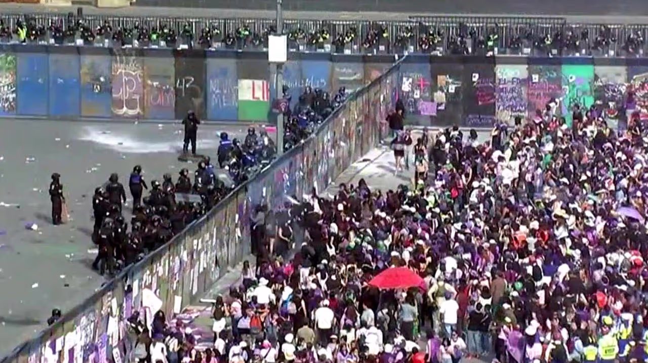 8M 2026: 120,000 mujeres marchan en la Ciudad de México para exigir ...