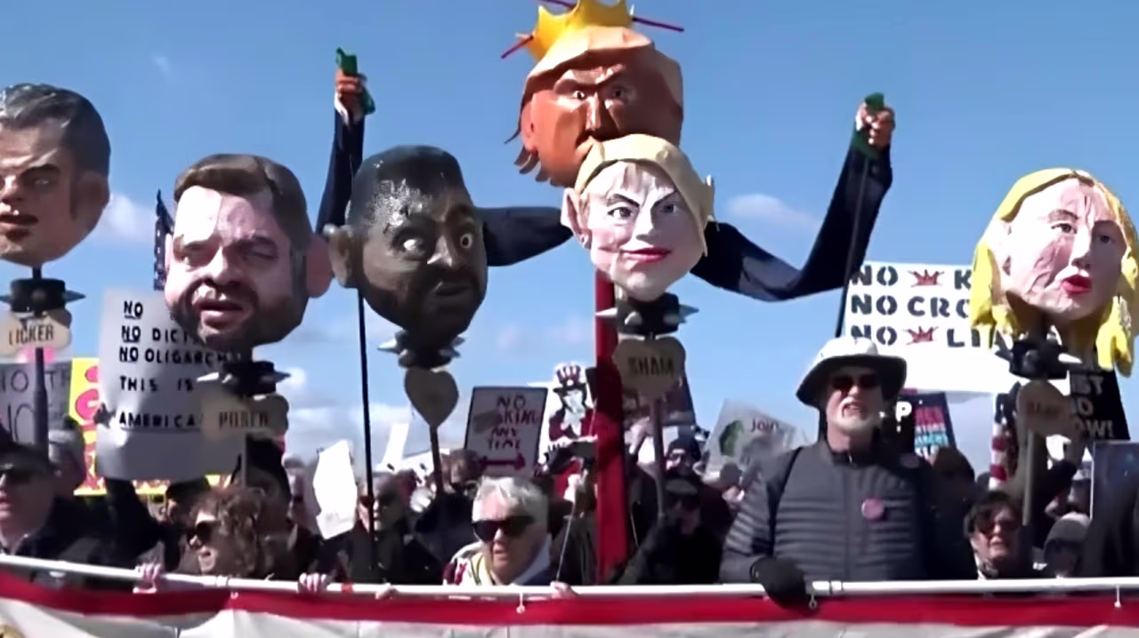 Protesta No kings | La más grande de la historia de EEUU y LA el estado ...