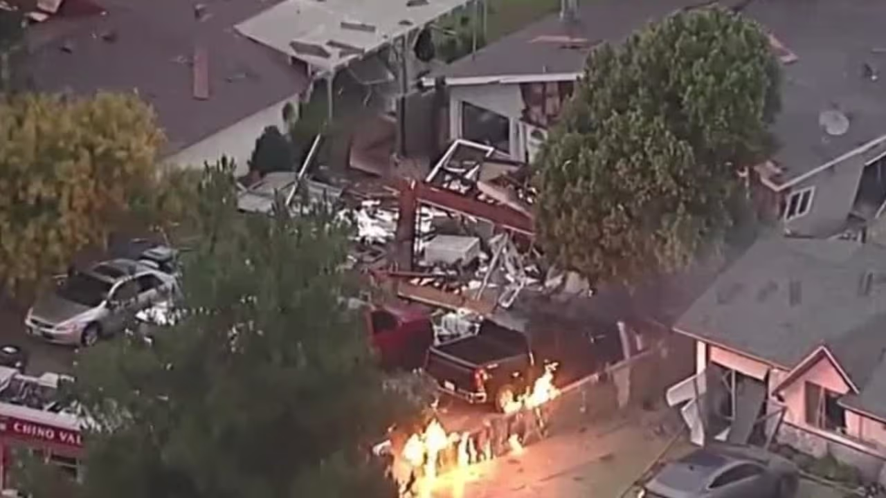 Pánico en un vecindario de Chino Hills, California, por explosión de ...
