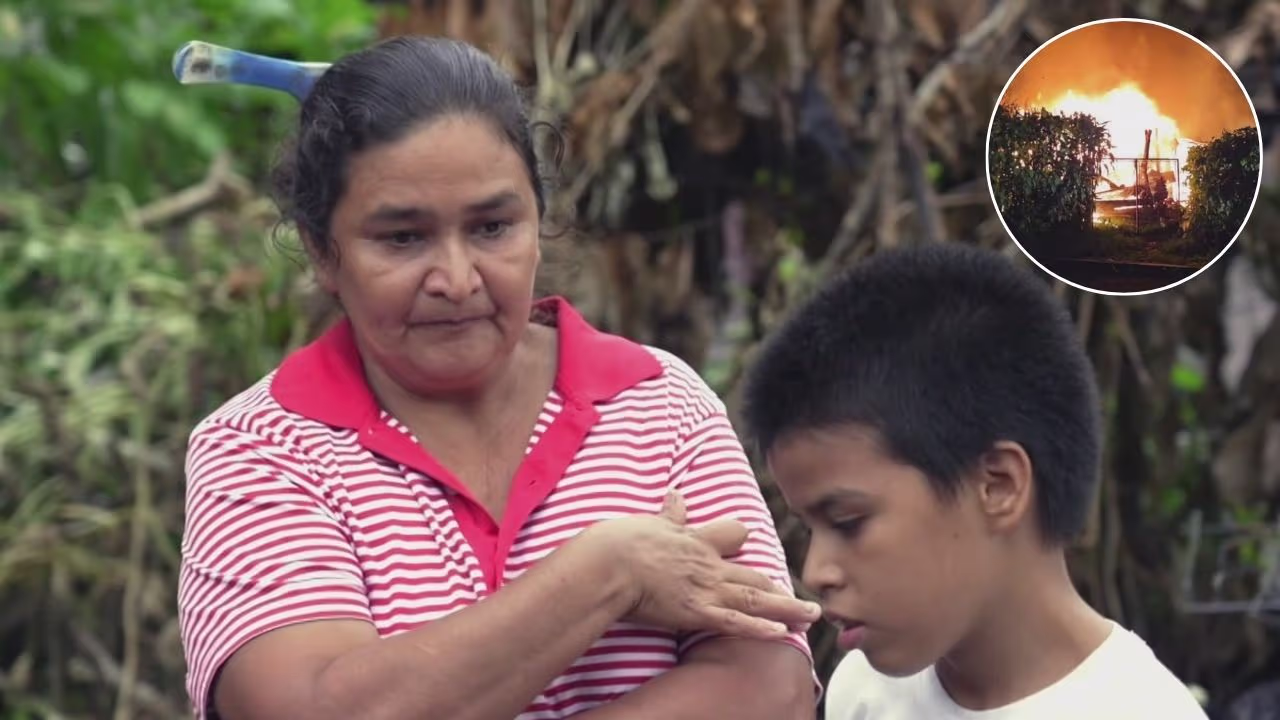 Madre salva a sus siete hijos de morir en un incendio en su casa en ...