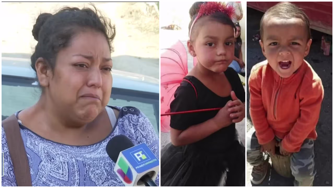 Madre llora al no poder salvar a sus dos hijos de morir quemados en ...