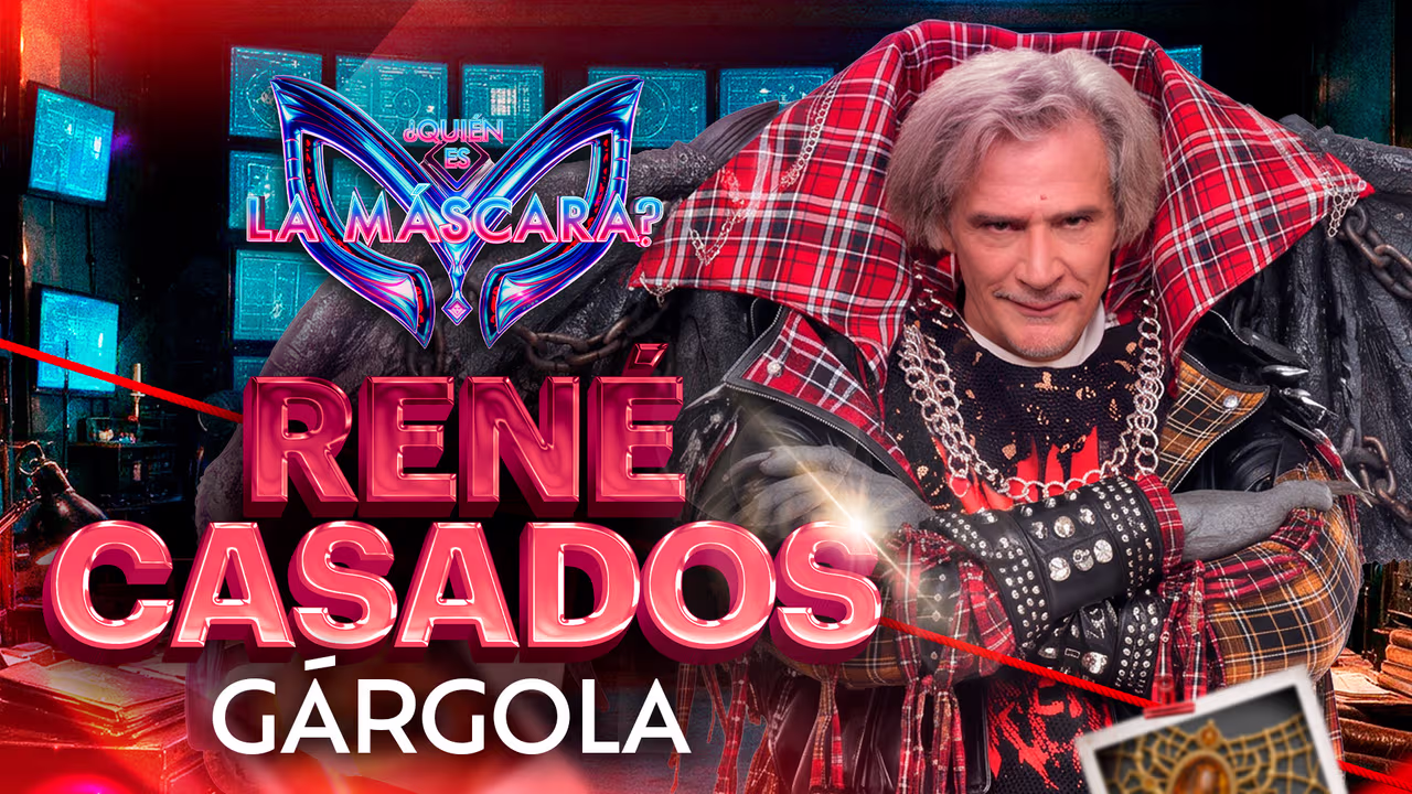René Casados se esconde detrás de ‘Gárgola’ en ¿Quién es la Máscara? 2026