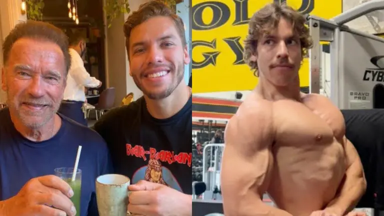 Joseph Baena, hijo de origen hispano de Arnold Schwarzenegger, gana concurso de fisicoculturismo | Univision Famosos | Univision