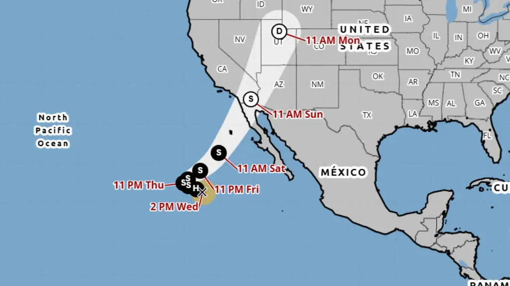 Huracán Rachel amenaza a California: Cuándo llegará y cuál es el pronóstico  | Univision Los Angeles KMEX | Univision
