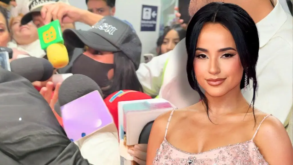 Becky G confiesa el miedo que sintió al quedar atrapada entre la prensa